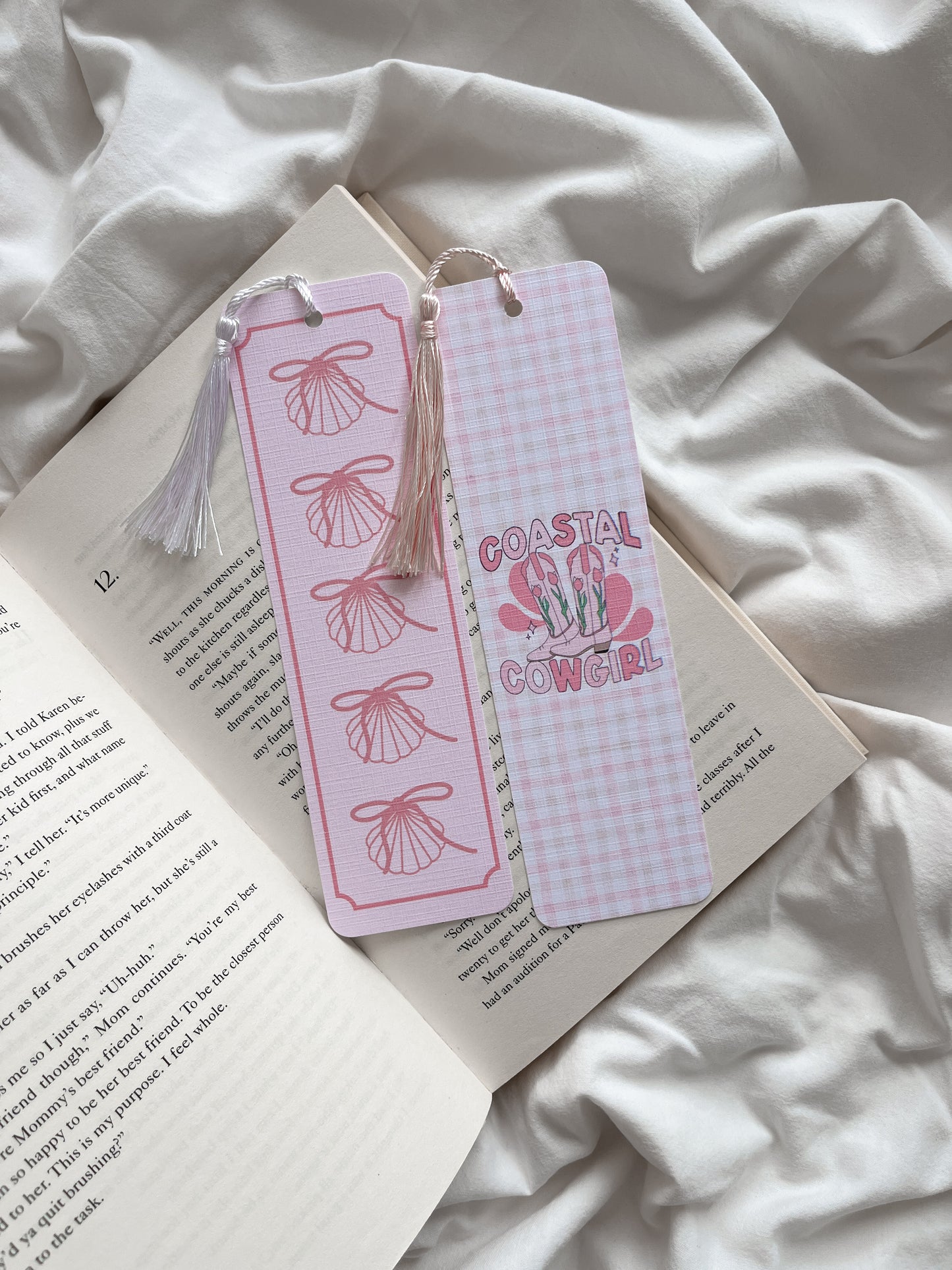 Coastal Cowgirl Bookmark | Cowboy Western Bookmark | Summer Coastal Bookmark