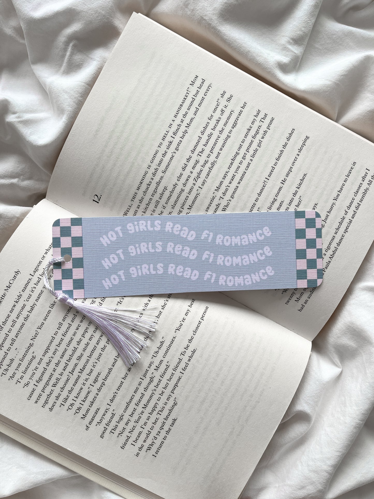 Hot Girls Read Formula 1 Romance Bookmark