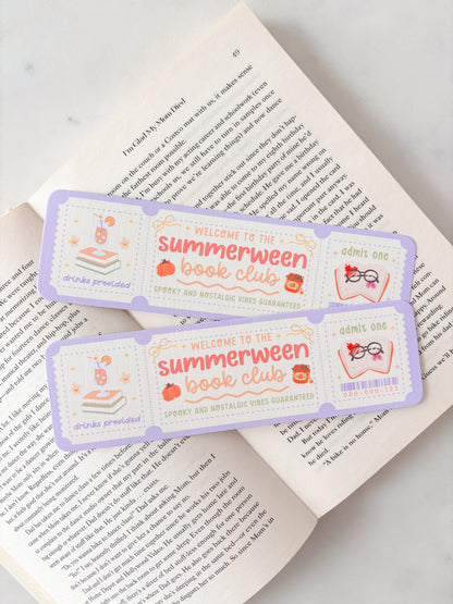Summerween Book Club Bookmark