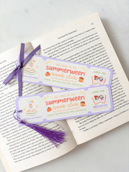 Summerween Book Club Bookmark