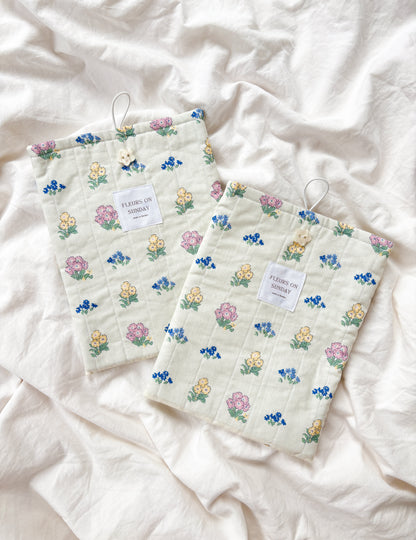 Floral book sleeves