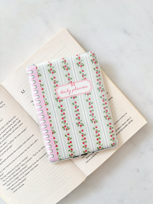 Floral Daily Planner Book Style Kindle Insert