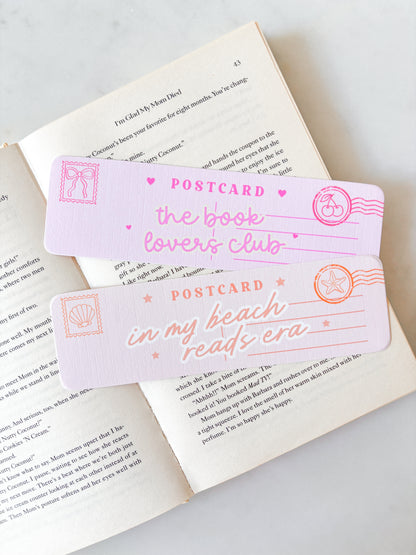 In My Beach Reads Era Postcard Bookmark