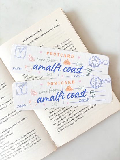 Amalfi Coast Postcard Bookmark | Italy Postcard