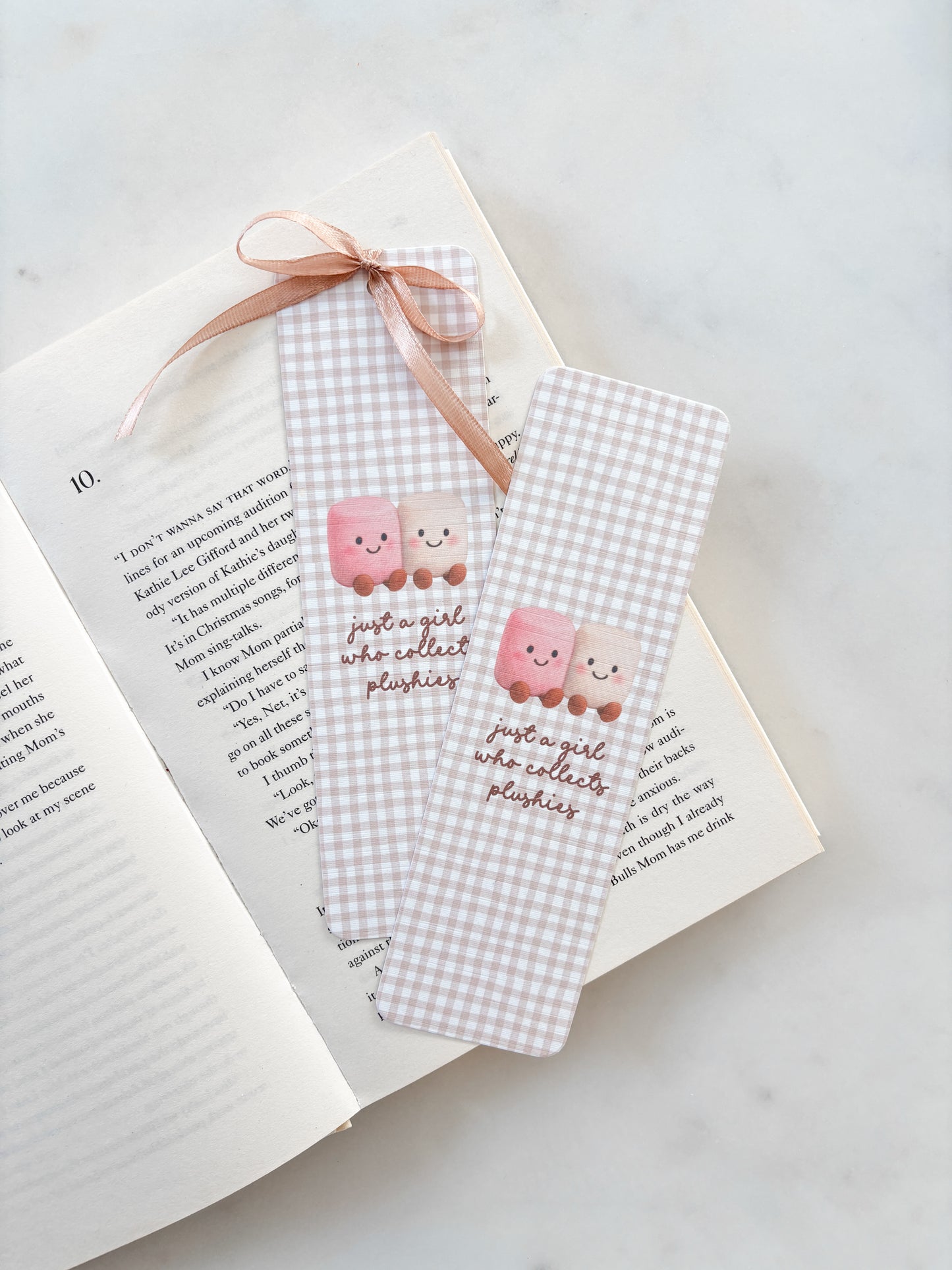 Sweet Marshmallow Plushie Bookmark