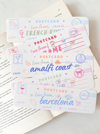 Barcelona Postcard Bookmark | Spain Postcard