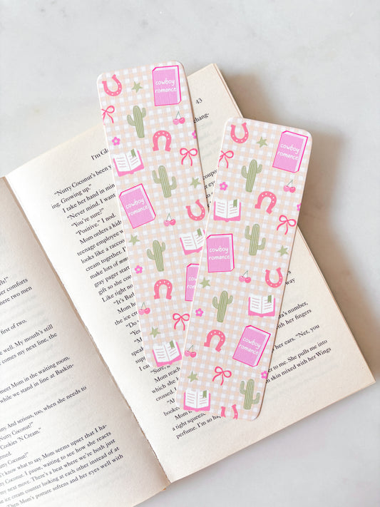 Cactus Cowboy Romance Bookmark