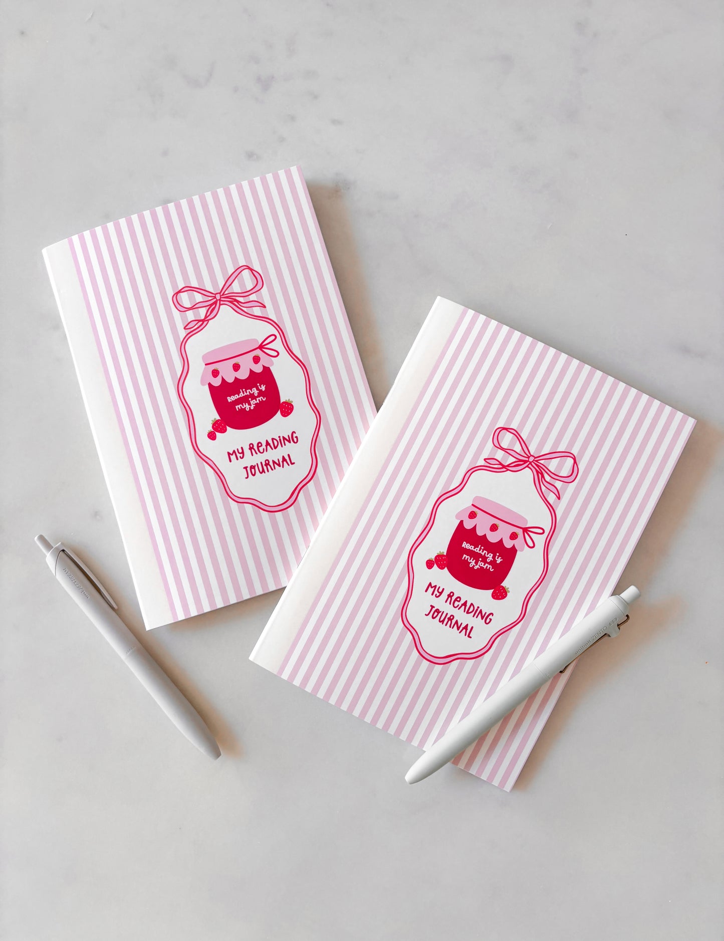 Reading Is My Jam Reading Journal | A5 Book Review Notebook