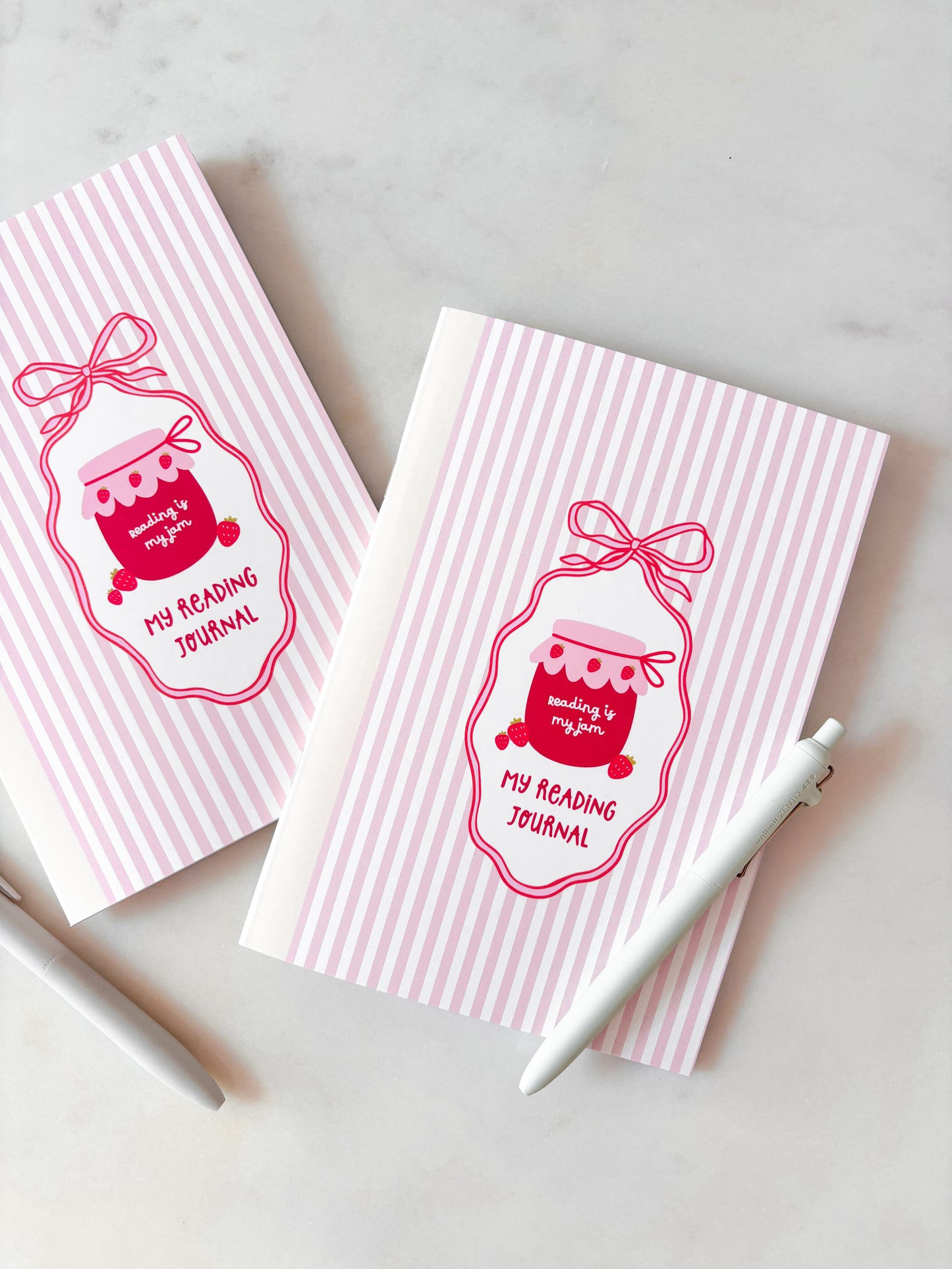 Reading Is My Jam Reading Journal | A5 Book Review Notebook