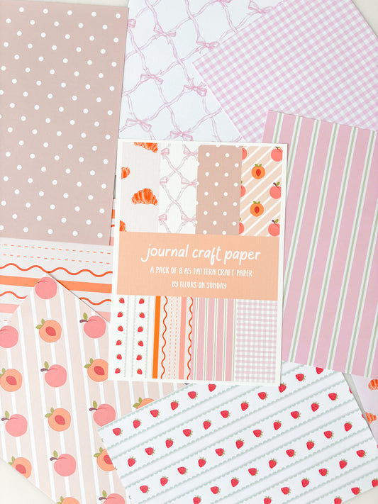 Mixed Journal Craft Paper | Junk Journal Crafting Paper