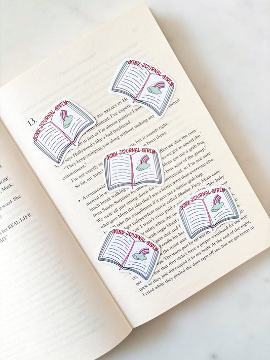 Junk Journal Girly Book Sticker