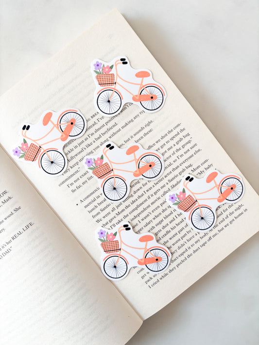 Cute Floral Bike Sticker