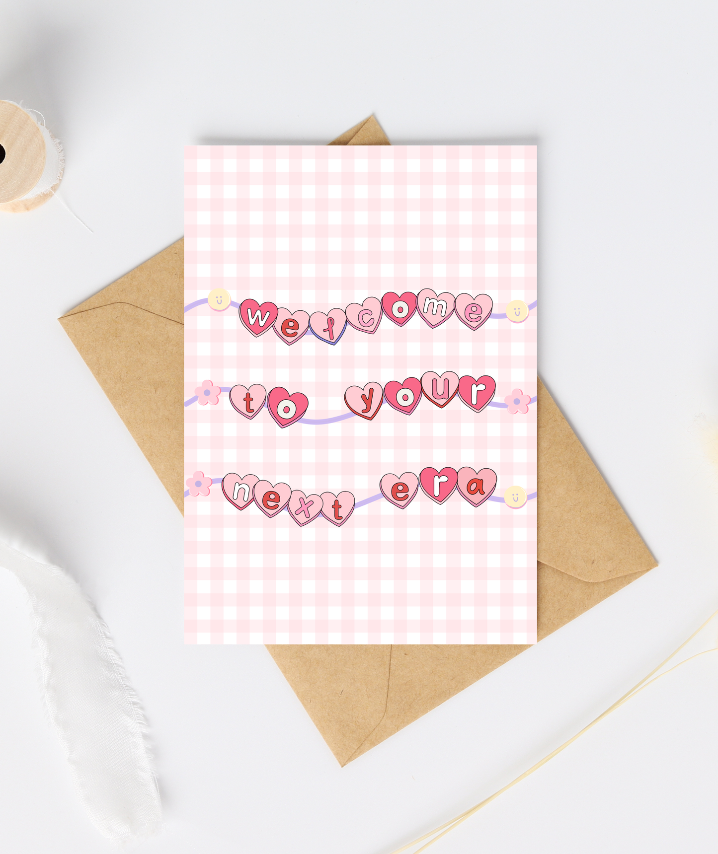 Welcome To Your Next Era Friendship Bracelet Card