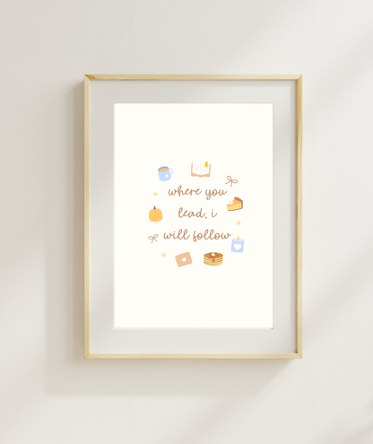 Where You Lead I Will Follow Poster