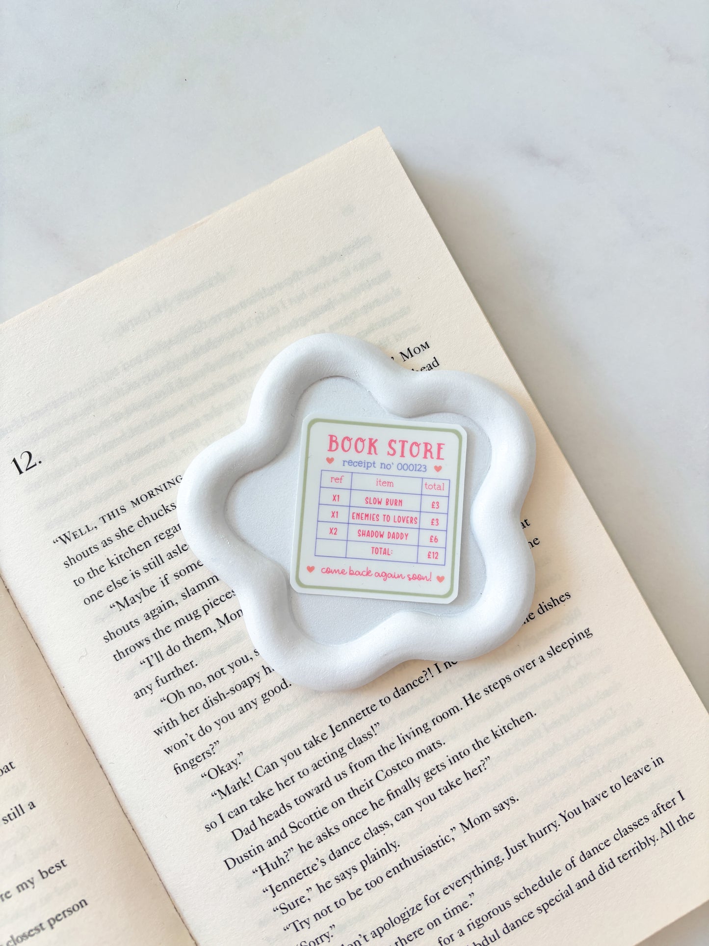 Book Store Receipt Sticker