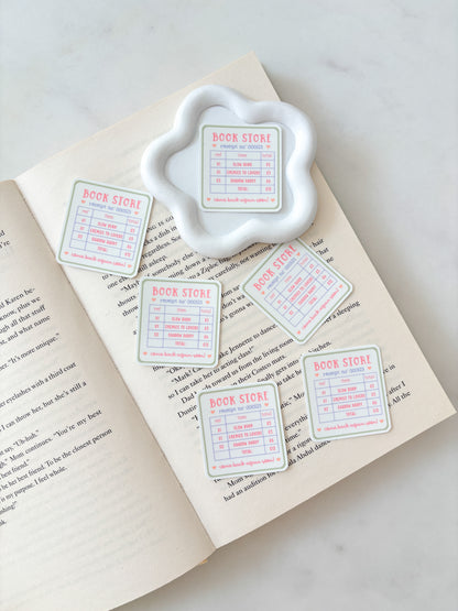 Book Store Receipt Sticker