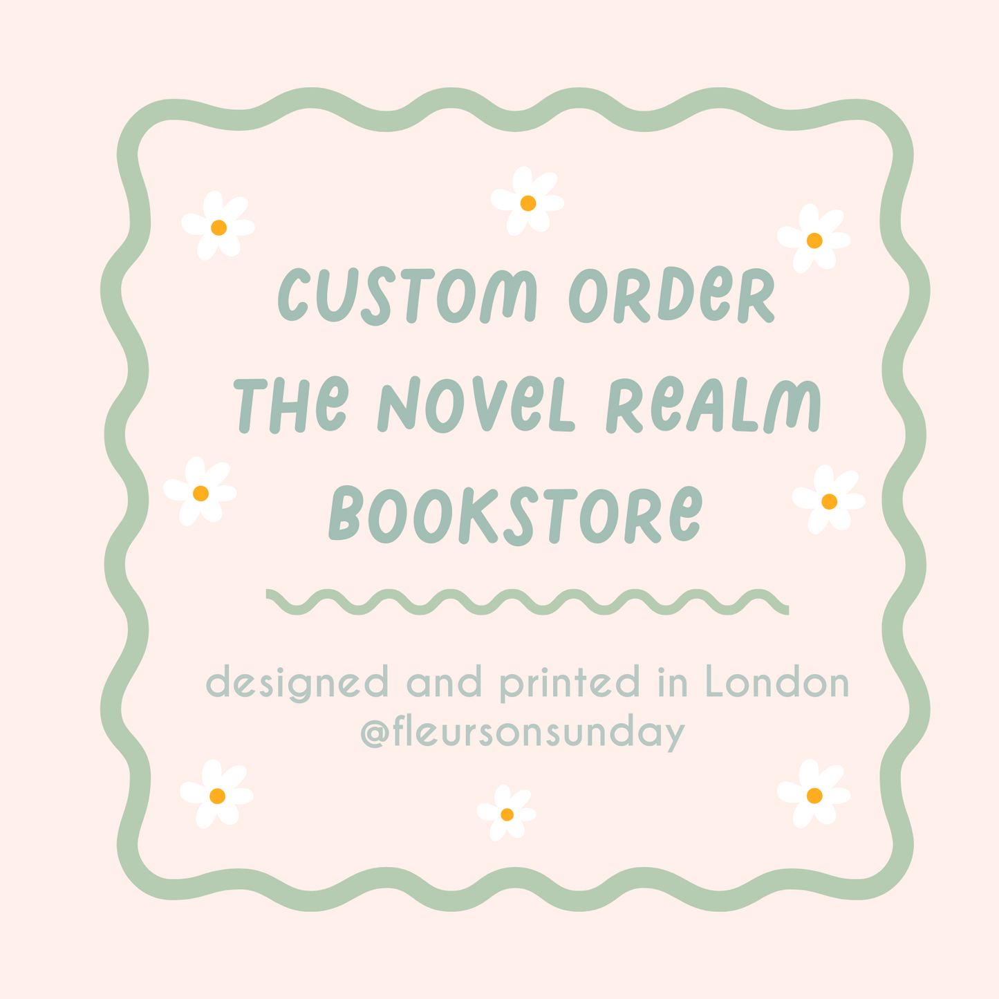 Custom Design | The Novel Realm Bookstore