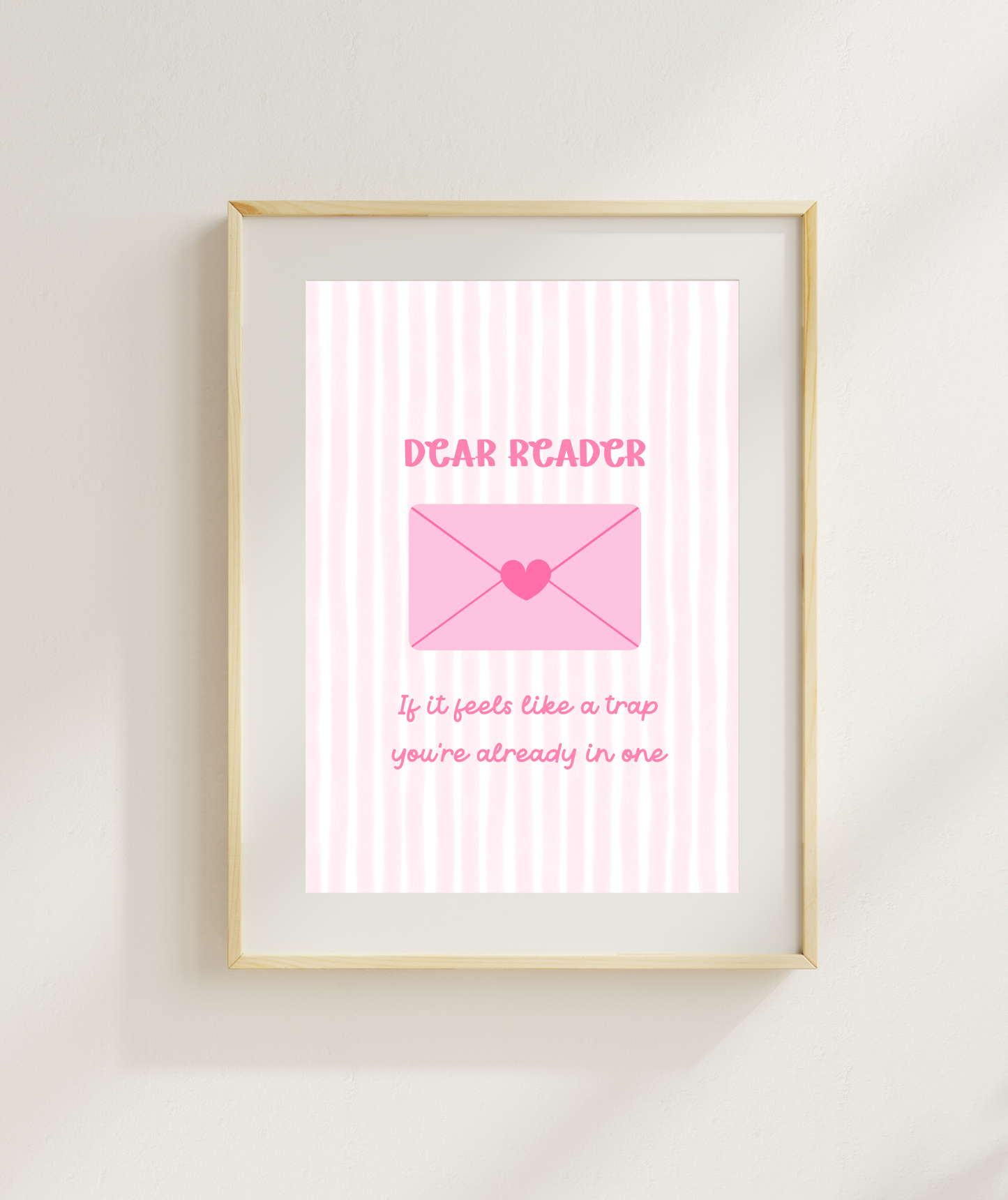 Dear Reader Art Print