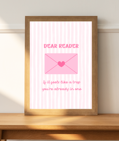 Dear Reader Art Print