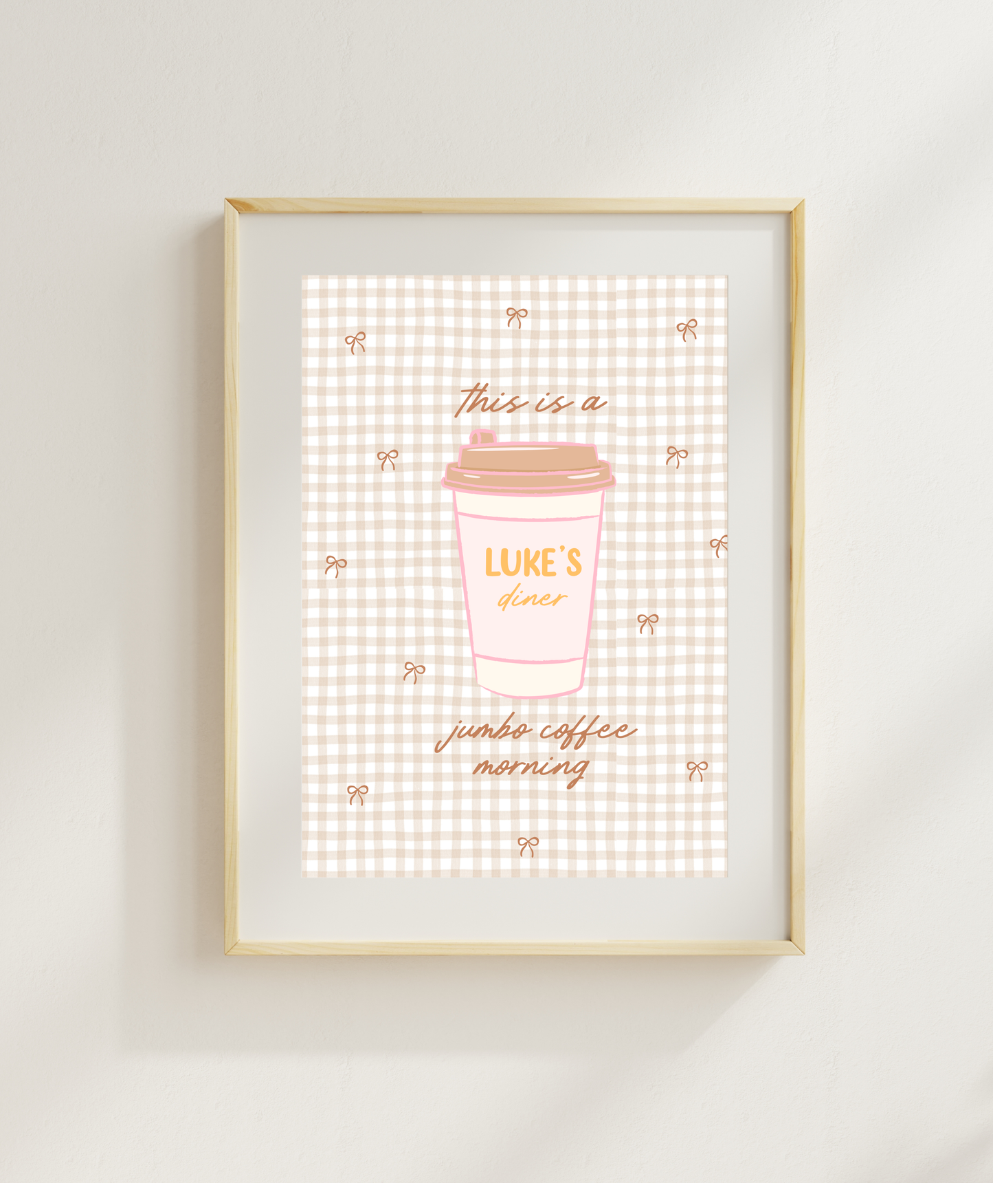 Luke's Coffee Art Print