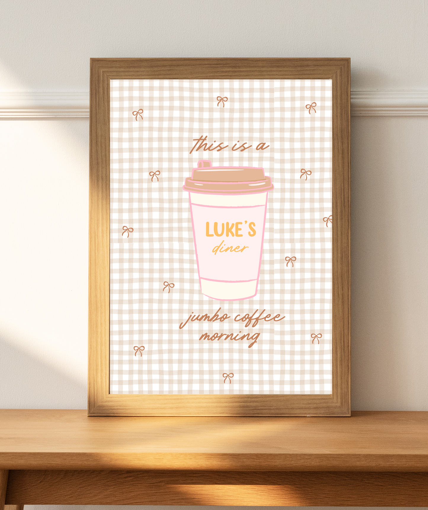 Luke's Coffee Art Print