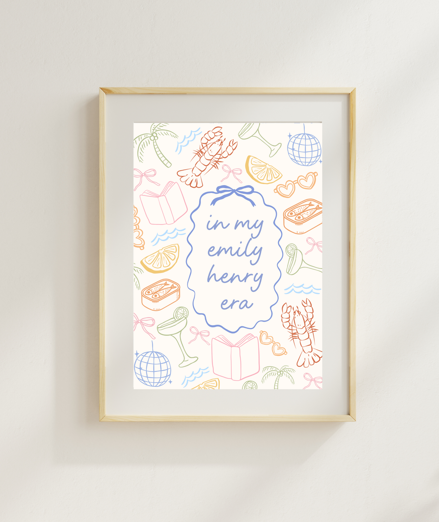 Emily Henry Era Book Poster | Emhen Art Print