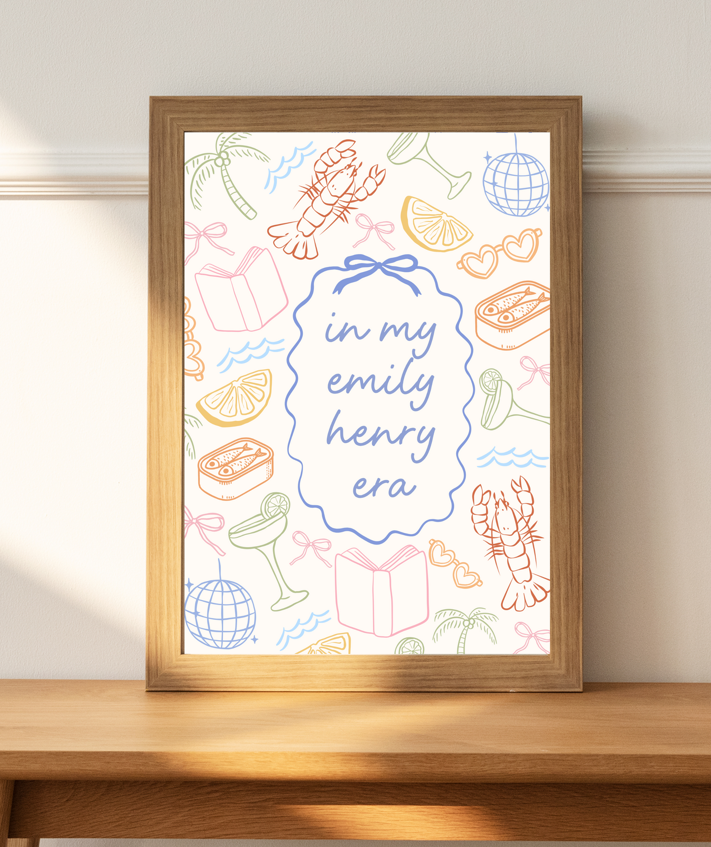 Emily Henry Era Book Poster | Emhen Art Print