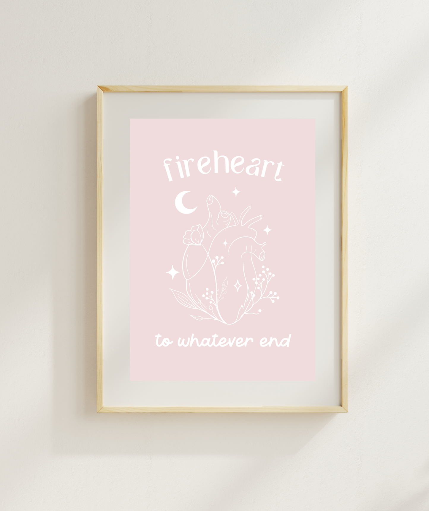 Fireheart Art Print | Tog Poster