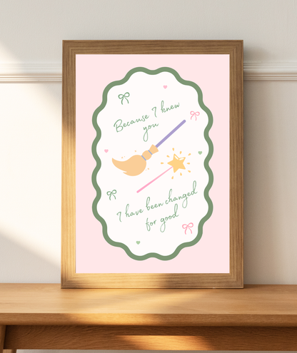 Changed For Good Art Print