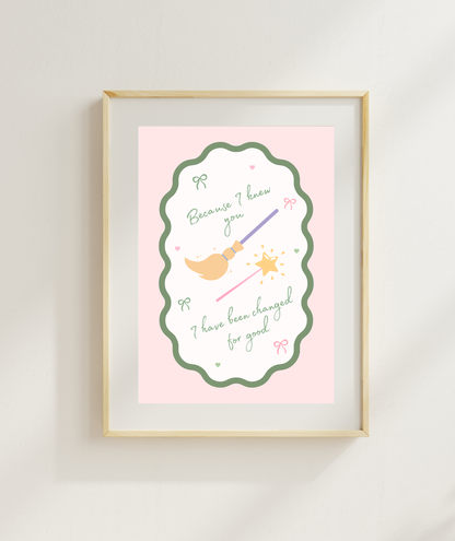 Changed For Good Art Print