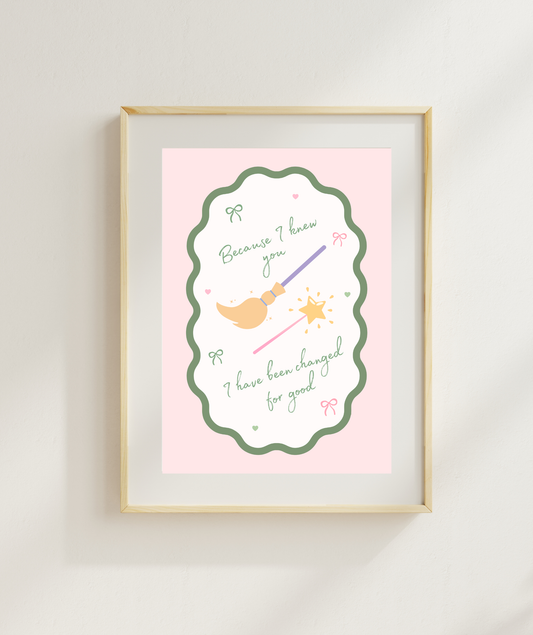 Changed For Good Art Print