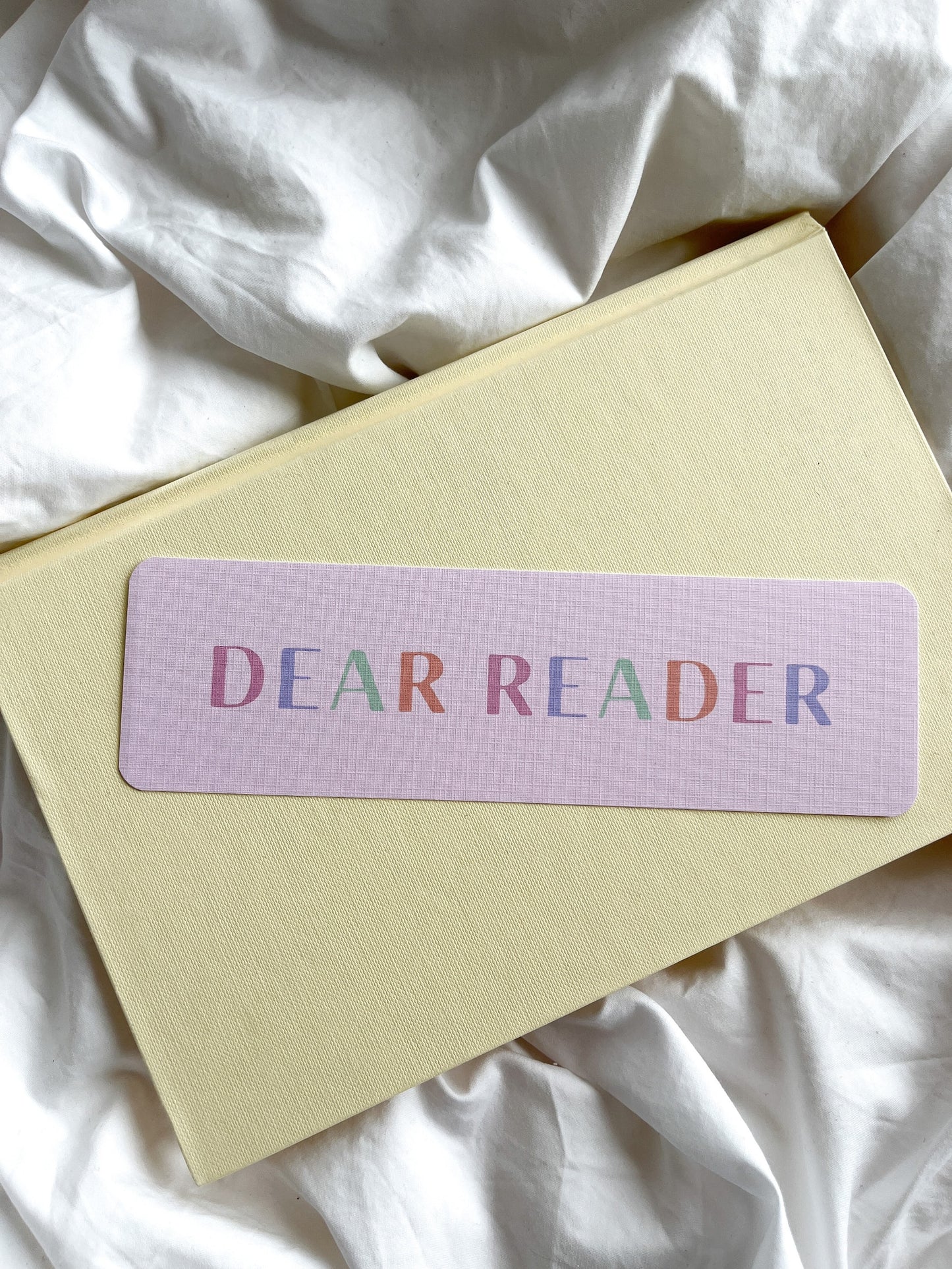 Dear Reader Bookmark | Cute Pastel Bookmark