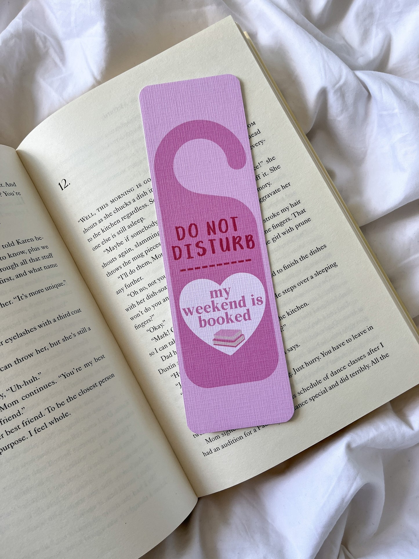 Do Not Disturb Bookmark Series | Cute Romantic Bookmarks