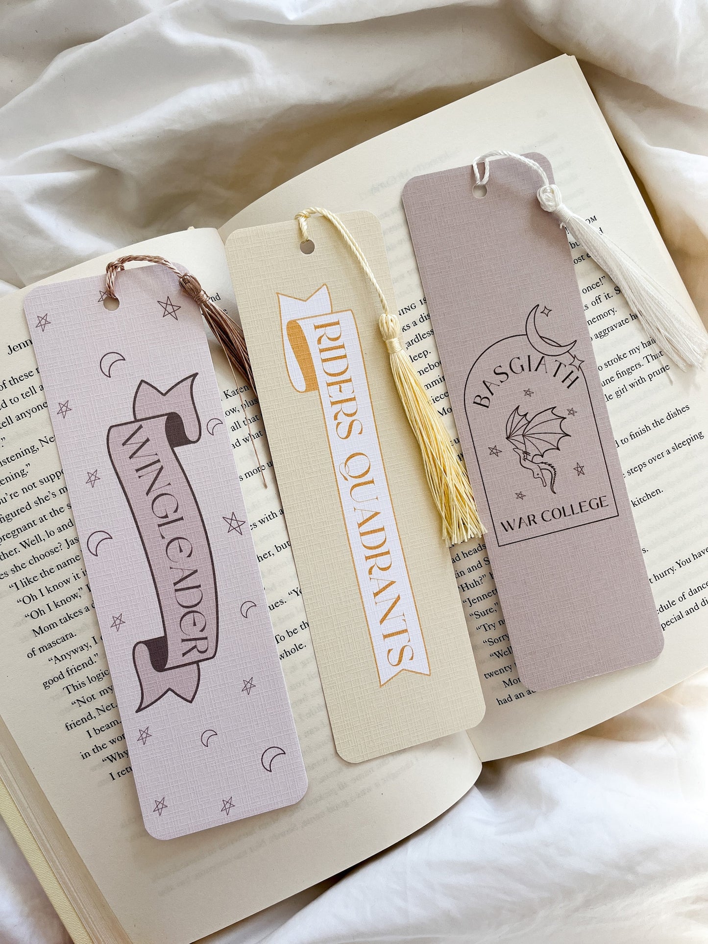 Fourth Wing Bookmark | Basgiath War College Bookmark | Riders Quadrant Bookmark