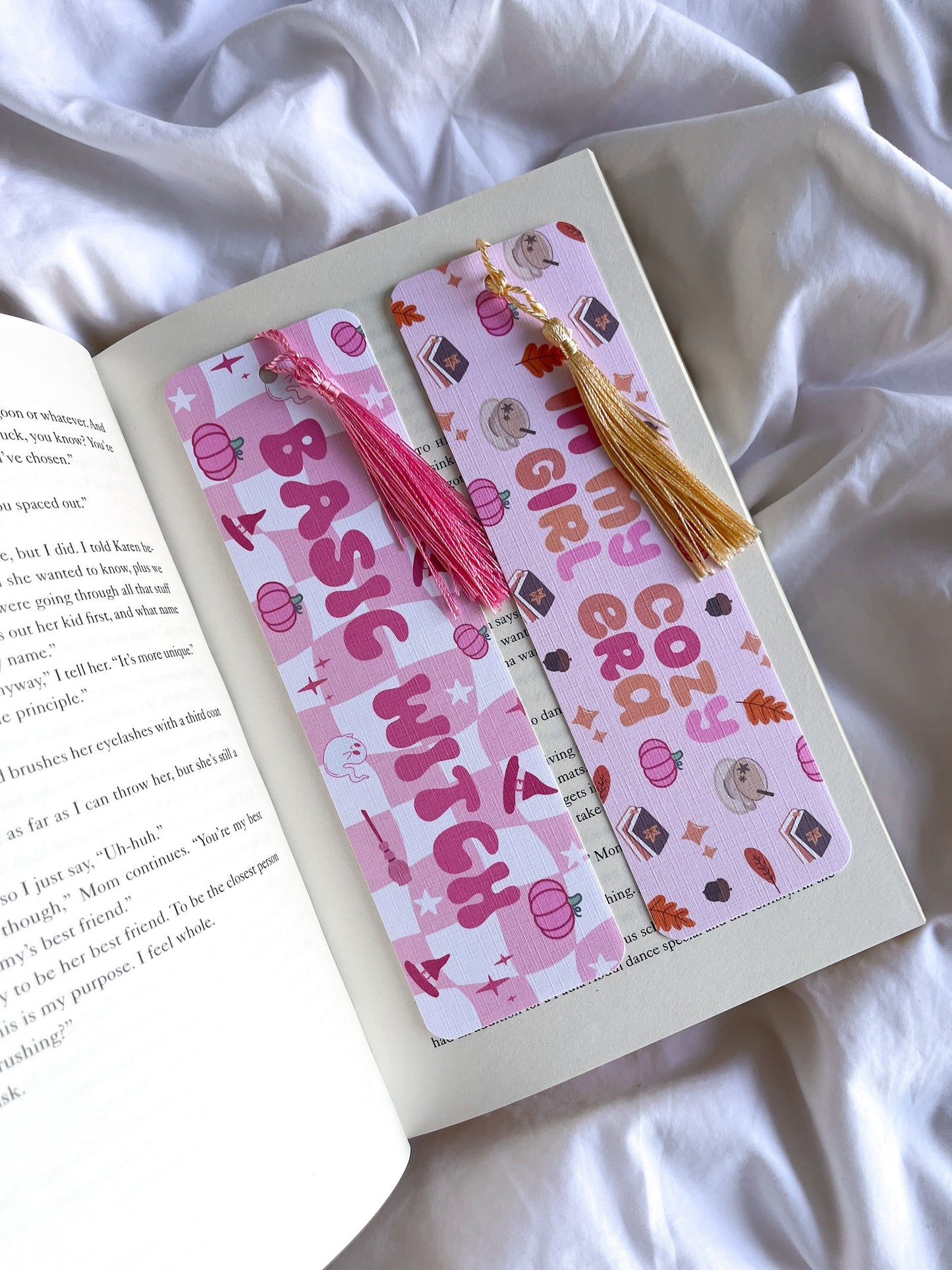 Cozy Girl Era Bookmark | Basic Witch Bookmark