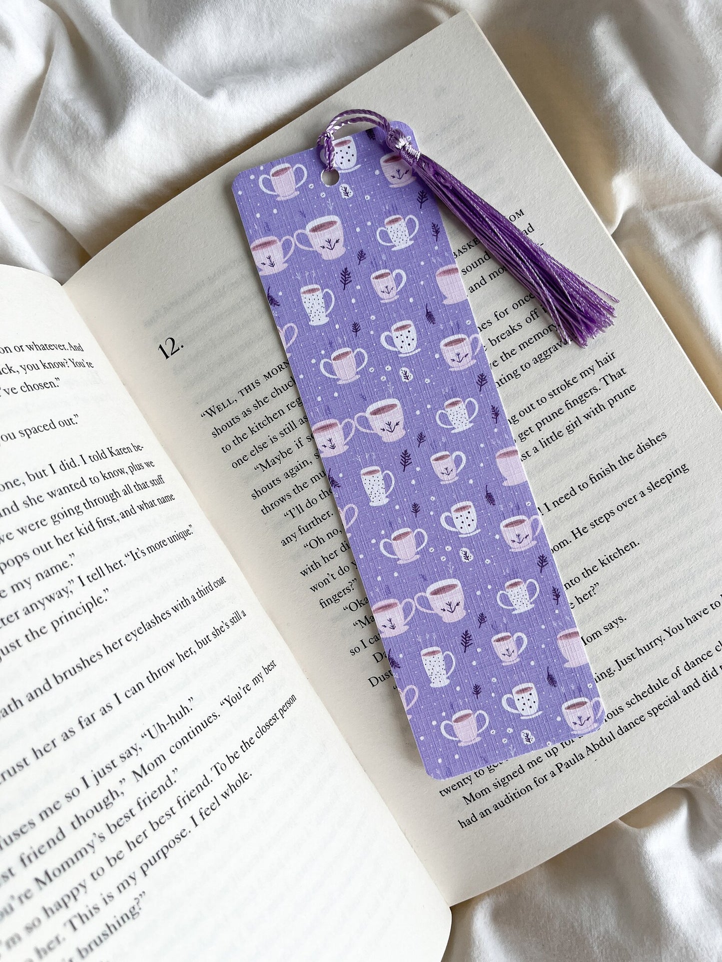 Books and Positivitea Bookmark | Tea Lover Bookmark