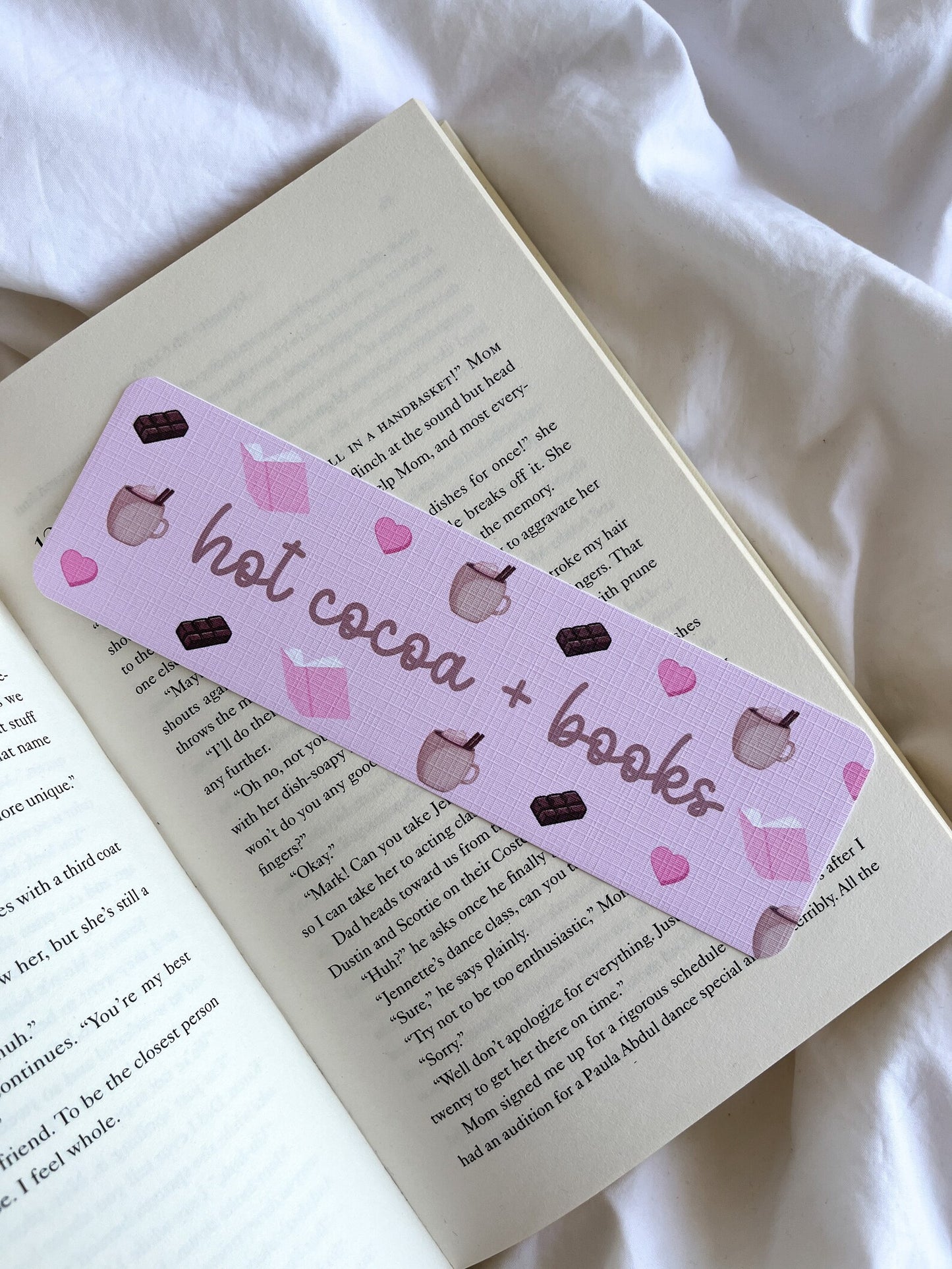 Bubble Tea Bookmark | Hot Cocoa Bookmark