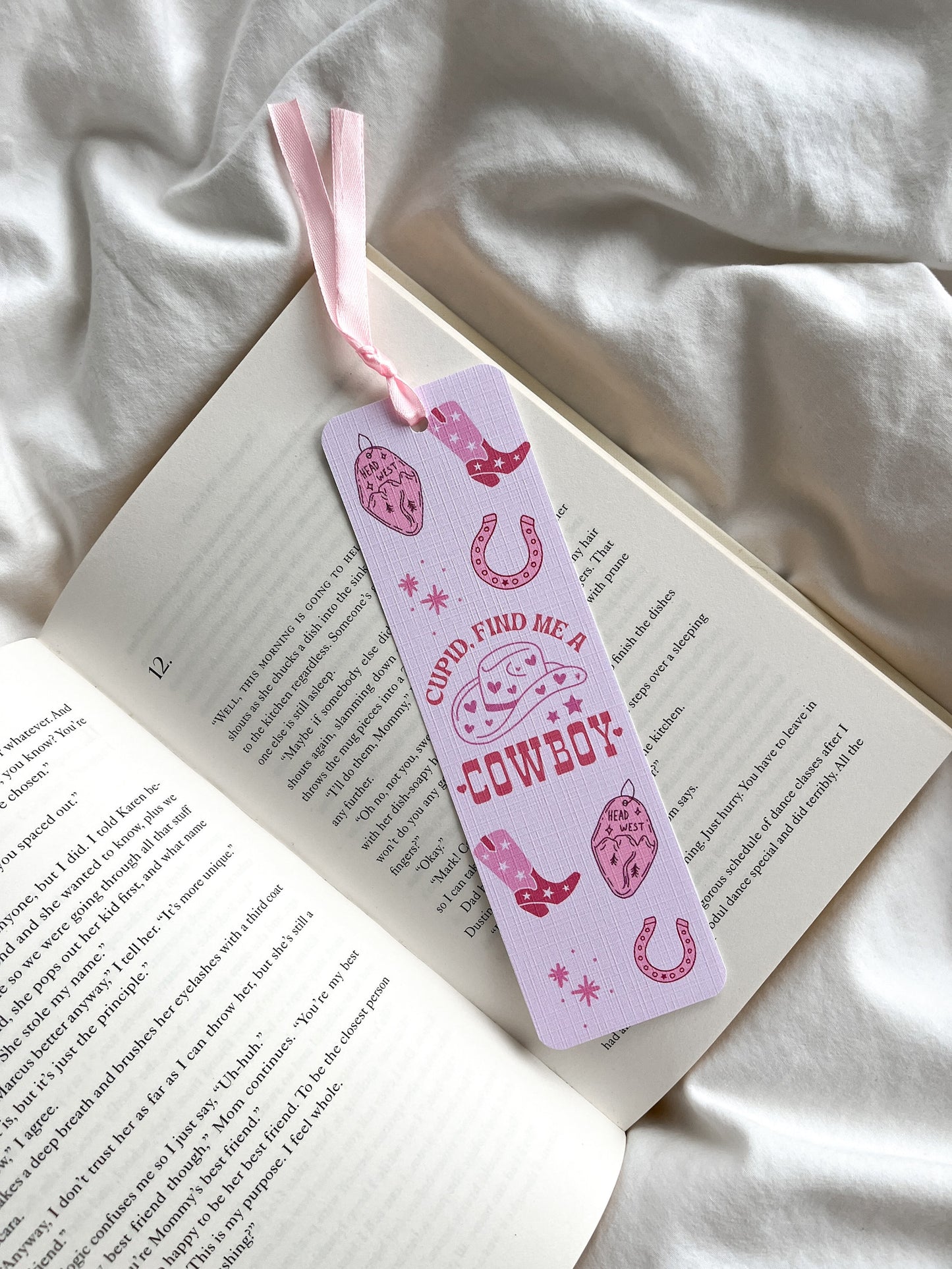 Cowgirl Western Styled Bookmark | Disco Cowgirl Bookmark