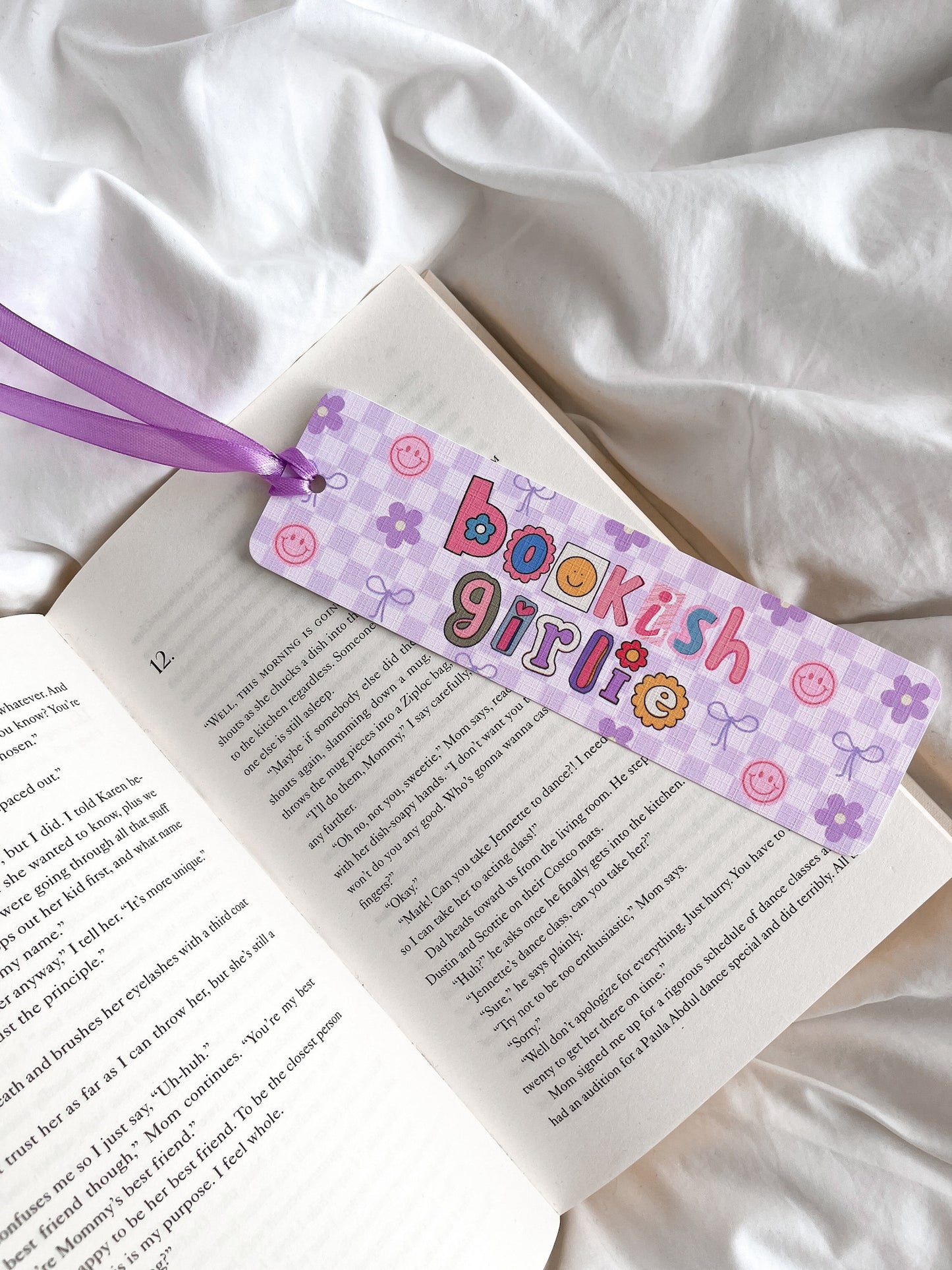 Books Are My Therapy Bookmark | Groovy Retro Bookmark