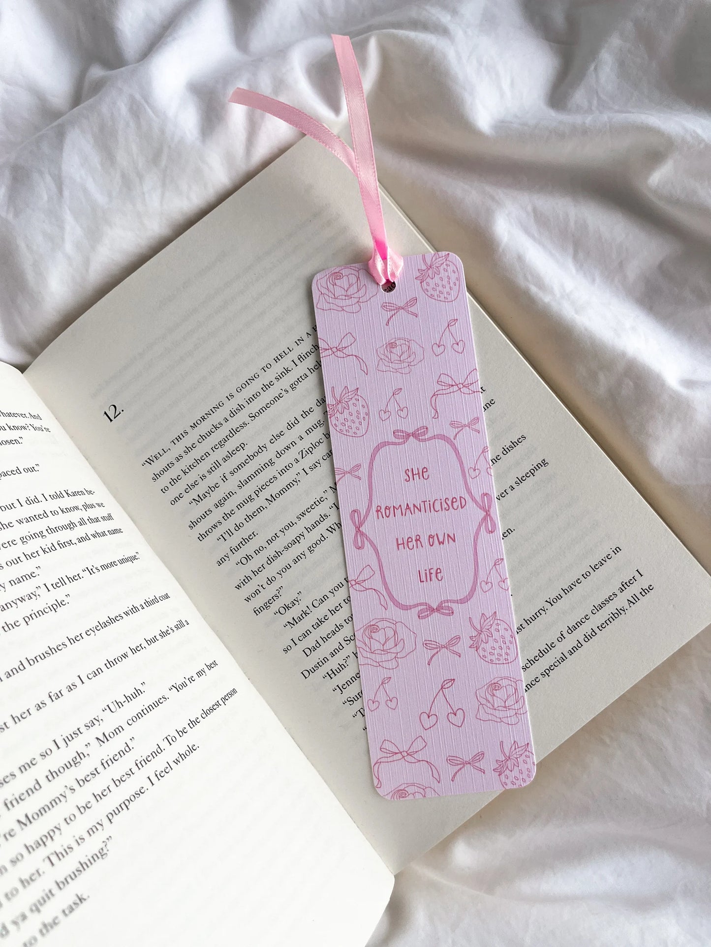 Girly Girl Era Bookmark | Soft Girl Bookmark | Main Character Bookmark | Cute Bookmark | Romantised Bookmark | Romantic Bookmark