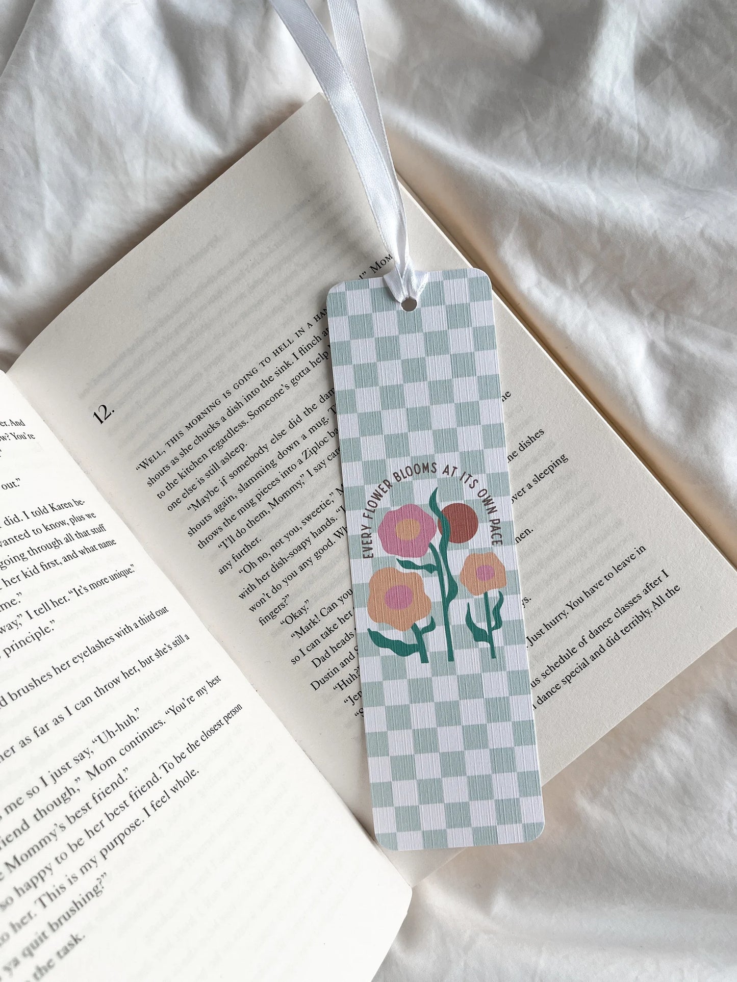 You Glow Girl Bookmark | Groovy Bookmark | Floral Bookmark | Cute Bookmark | Positivity Bookmark