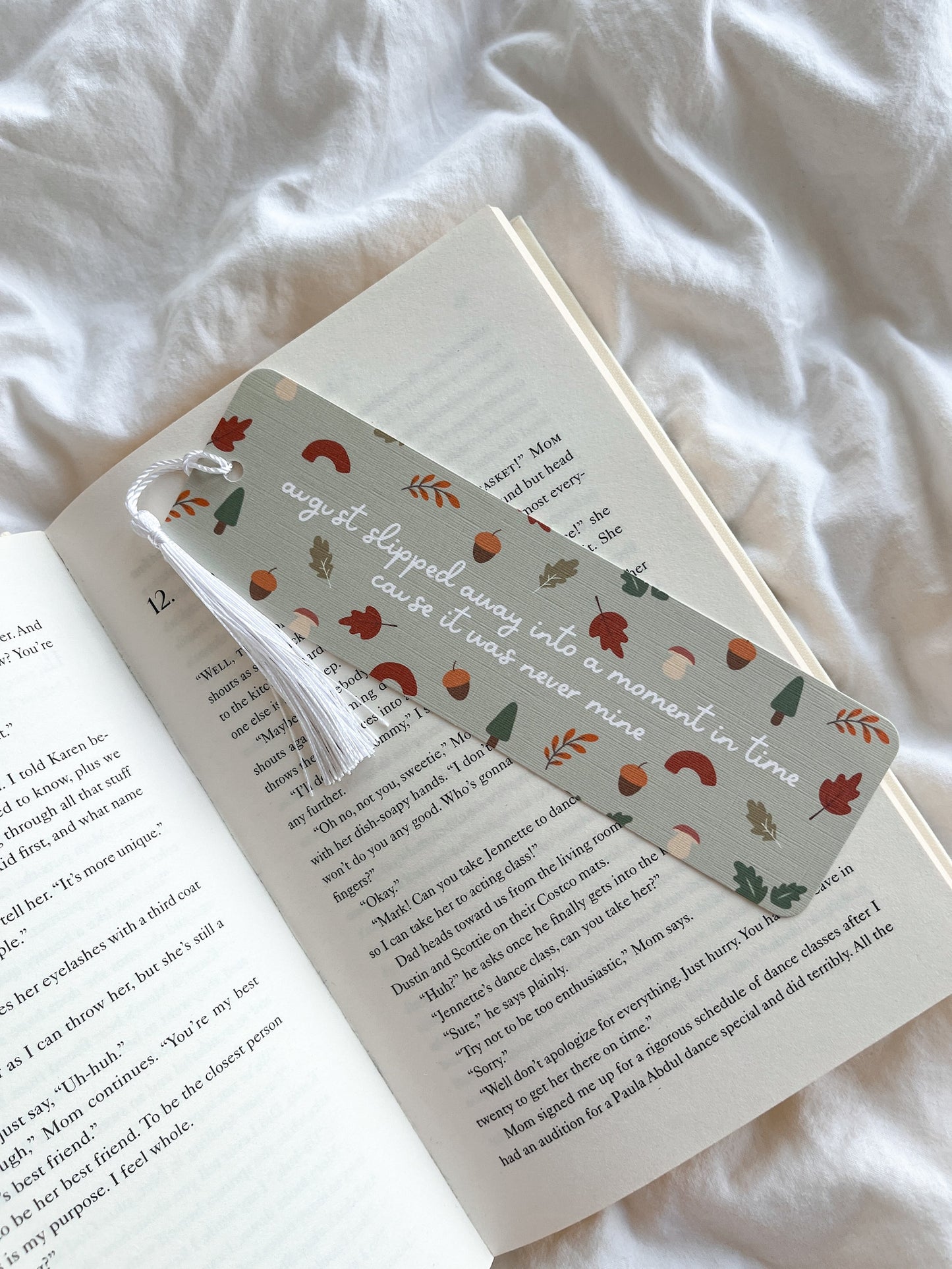 Folklore Bookmarks | Cosy Fall Autumn Bookmark