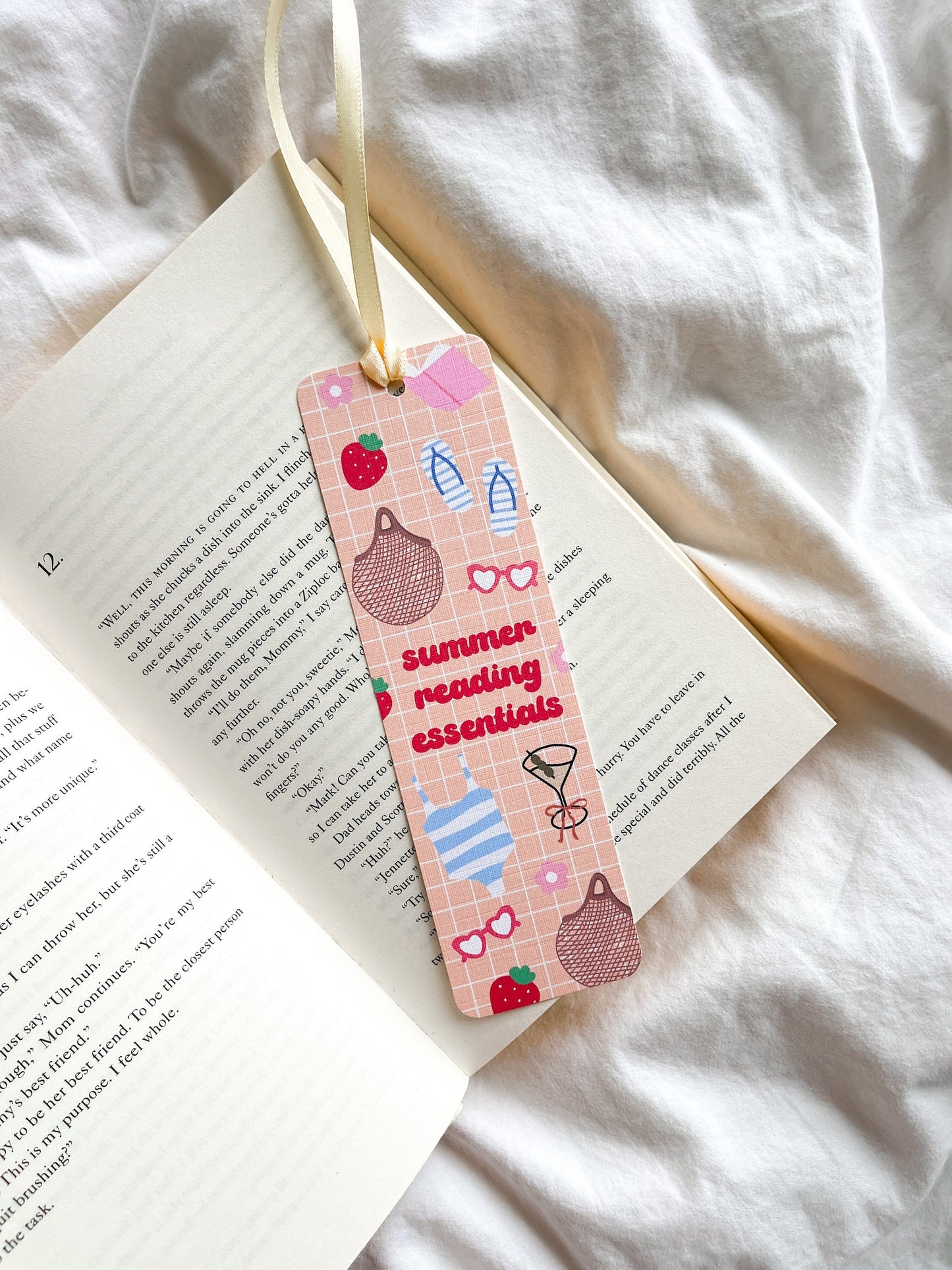 Summer Reading Essentials Bookmark | Summer Reads Bookmark