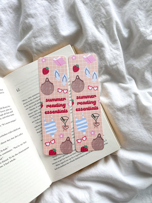 Summer Reading Essentials Bookmark | Summer Reads Bookmark