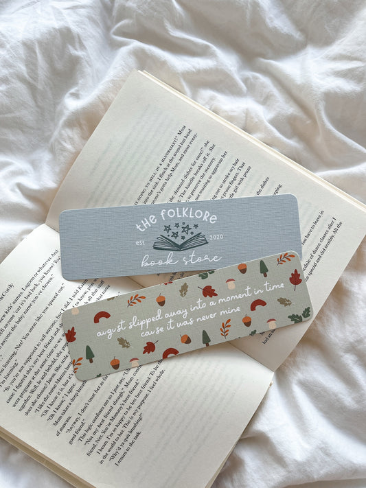 Folklore Bookmarks | Cosy Fall Autumn Bookmark