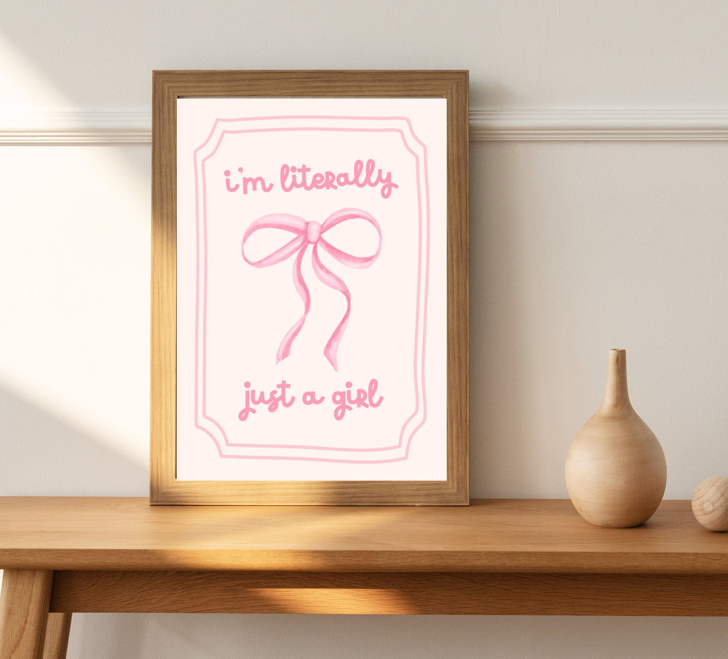 Girly Art Print | Cowgirl Print | Lucky Girl Art