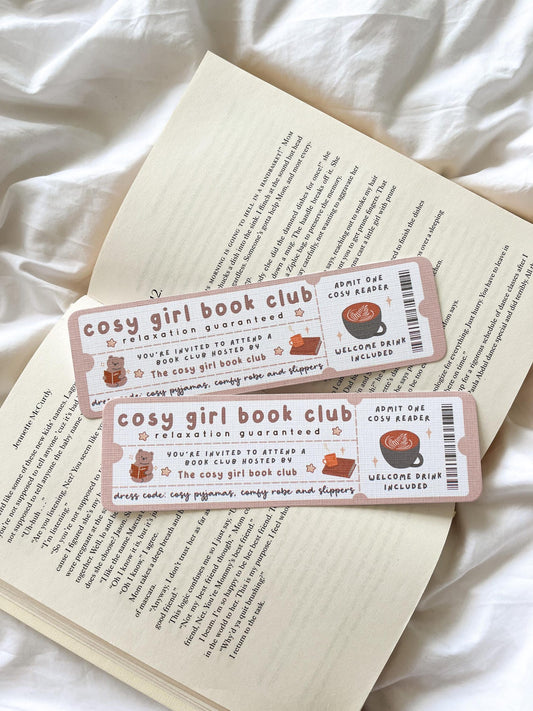 Cosy Girl Book Club Bookmark