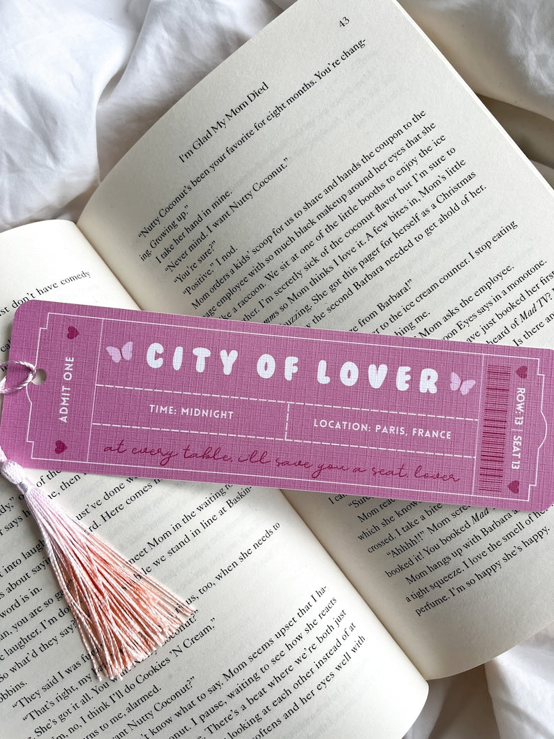 TS Lover Bookmark | Cornelia Street & Paper Rings Bookmark