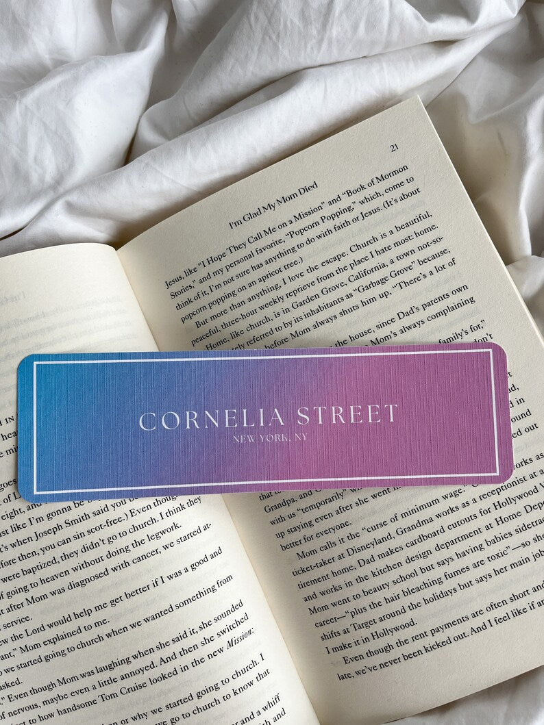 TS Lover Bookmark | Cornelia Street & Paper Rings Bookmark