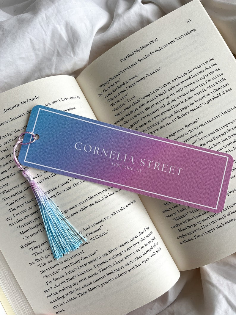 TS Lover Bookmark | Cornelia Street & Paper Rings Bookmark